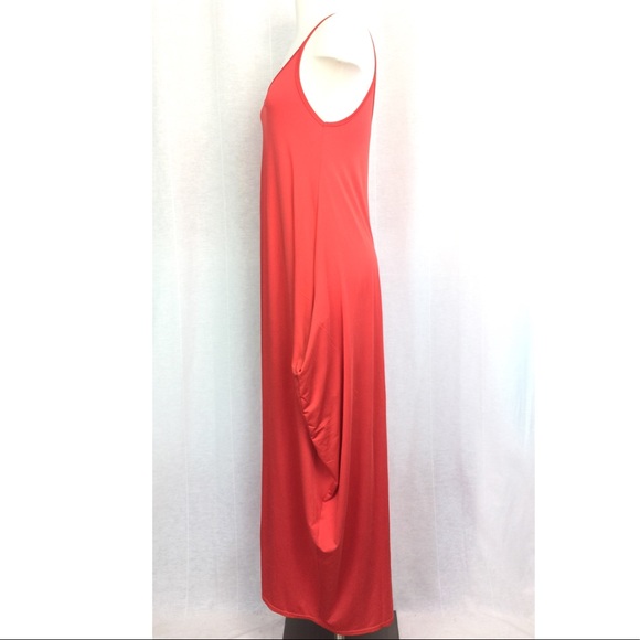 Sleeveless Long Maxi Dress S Flowy Soft Fall - Picture 4 of 8